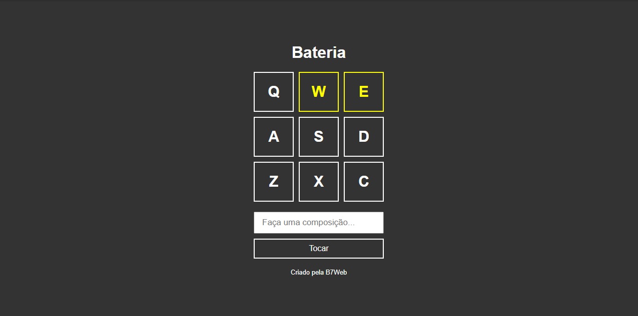 Projeto 01 - Bateria